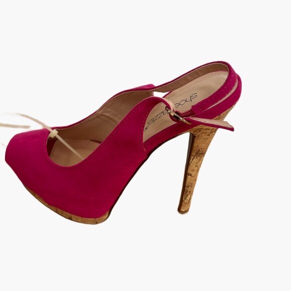 SHOE DAZZLE PINK STILETTOS 5 1/2 INCH HEEL SIZE 7 - Picture 12 of 16